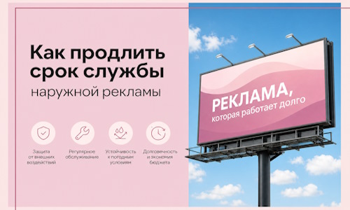 Как продлить срок службы наружной рекламы в Вязьме